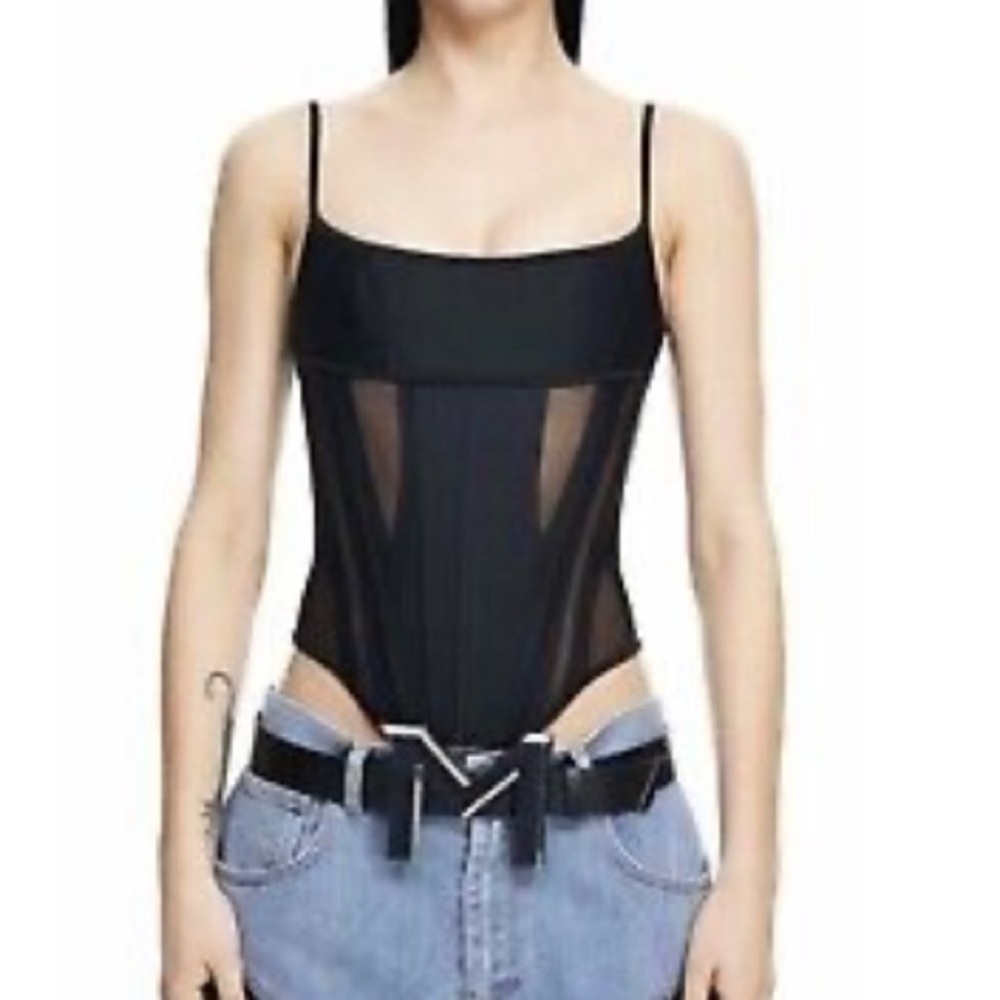 H&M Mugler Corset Top